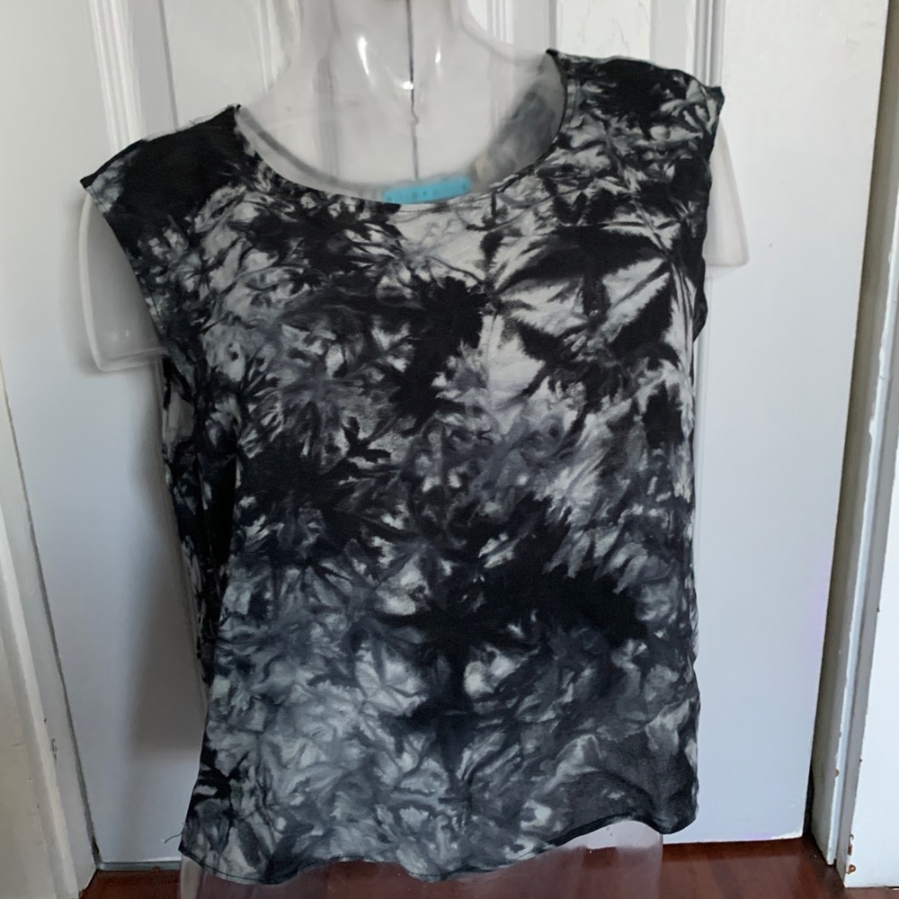 Alice + Olivia tie dye boxy tank  grunge crop top